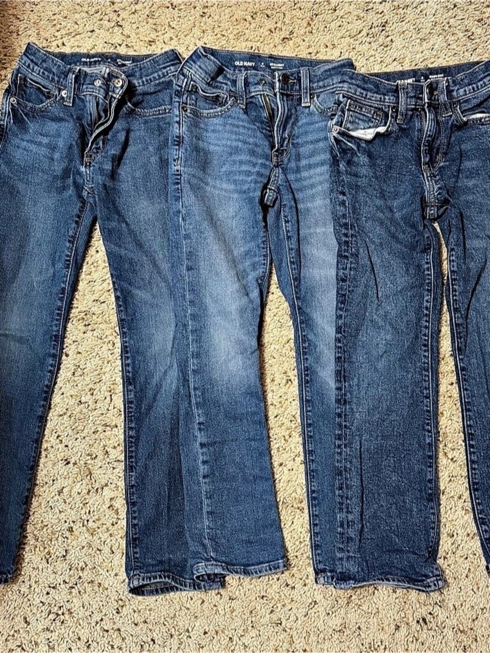 Old Navy Boys Straight and Boot-Cut Jeans Bundle